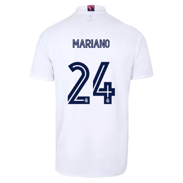 Camiseta Real Madrid 1ª Kit NO.24 Mariano 2020 2021 Blanco